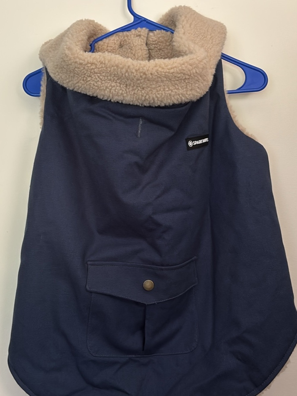 Dog Insulated Jacket Navy Blue Spark Paws 4XL